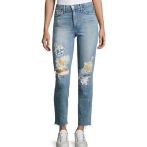 Joe's Jeans The Debbie Embroidered High
Rise Crop